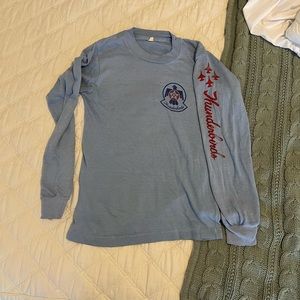 Vintage Thunderbirds shirt, long sleeve, women’s small